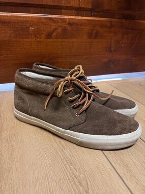Polo Ralph Lauren Brown Suede Men's Chukka Sneakers - Casual Lace-Up Comfort